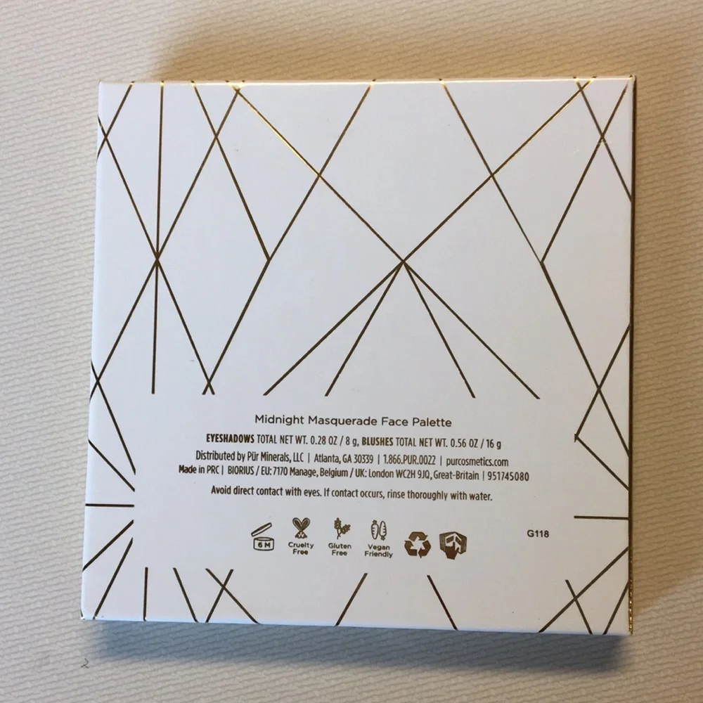 Pür midnight masquerade pallet NEW